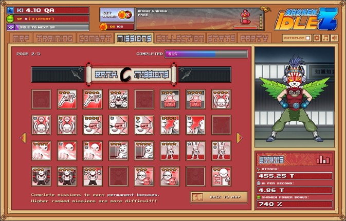 Shonen Idle Z screenshot