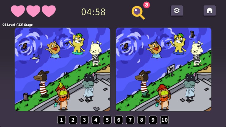 Spot the Difference: Detective Neko screenshot
