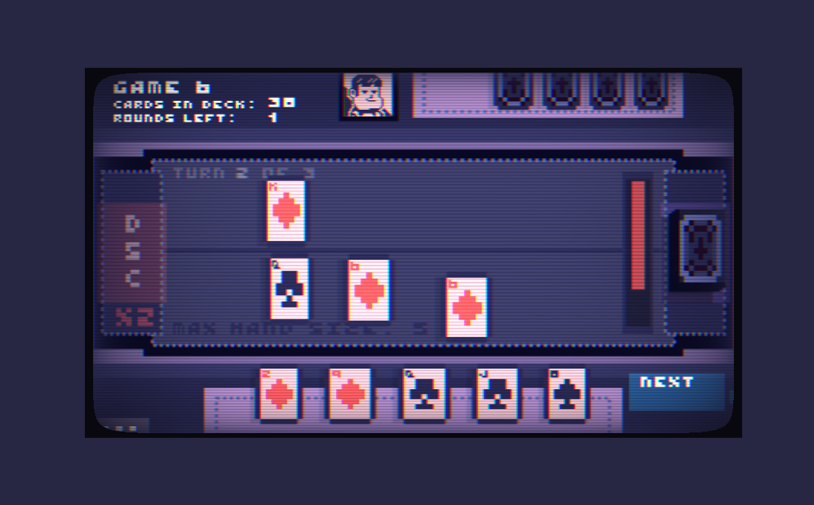 Games like The Anti-Poker Protocol (js13k)