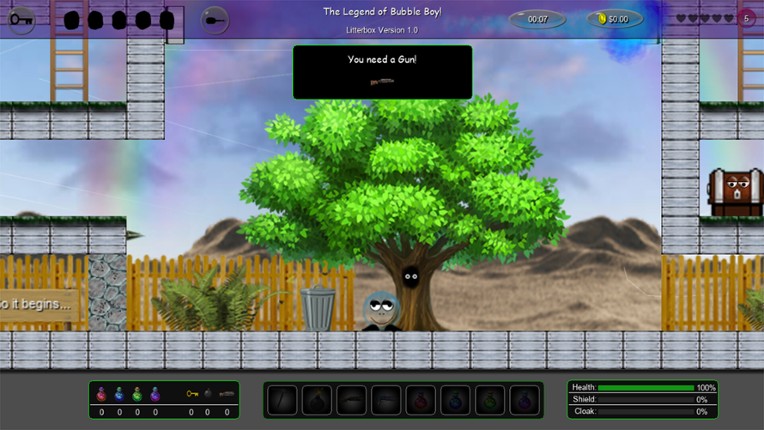 The Legend of Bubble Boy screenshot