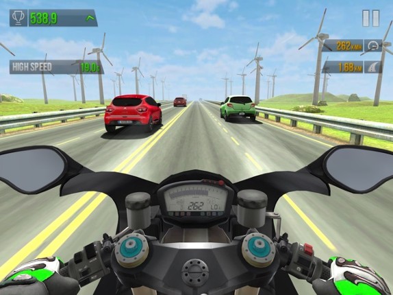 Turbo Racing 3D: Moto Rally screenshot