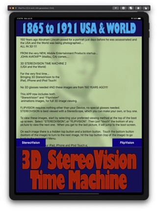3D STEREOVISION TIME MACHINE 2 screenshot
