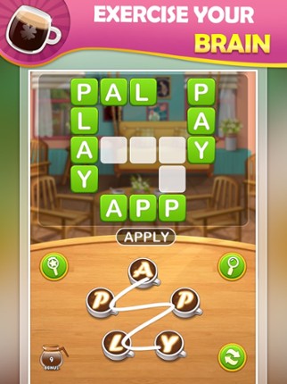 Brain training game:WordCoffee screenshot