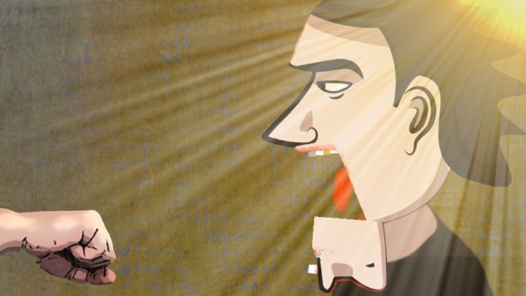 Celeb Smash - Dentist fist. Help the celebrity to look like a tomato. Image