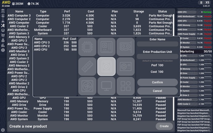 Computer Manufacturer screenshot