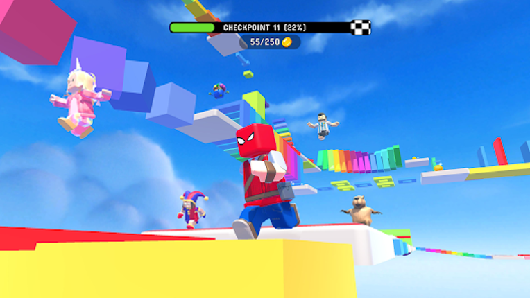 Mega Parkour: Obby Escape Run screenshot
