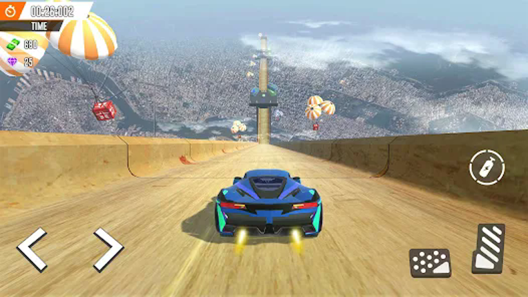 Super Hero Mega ramp Car Stunt screenshot