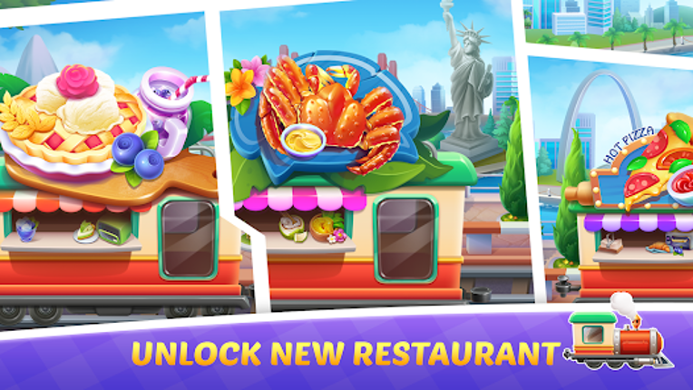 Cooking Train - Food Games screenshot