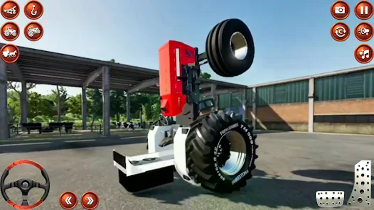 Indian Tractor Tochan Game 3d screenshot