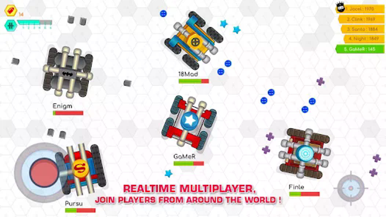 Battle.io Tank Battle Game Image