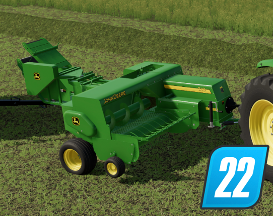 John Deere 348 Square Baler Game Cover