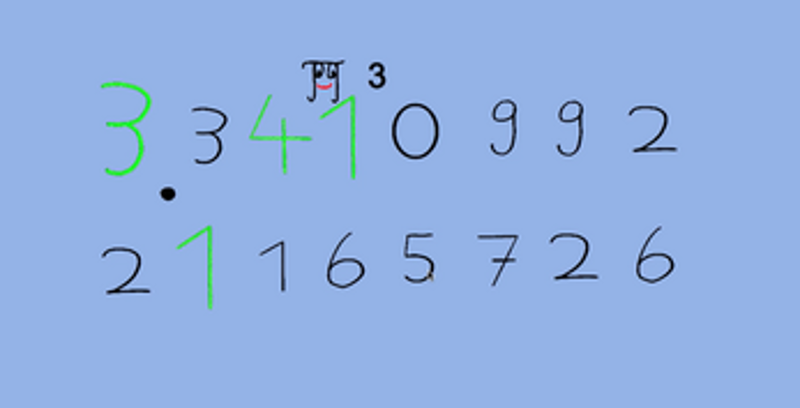 Pi Game - Memorise 100 Digits screenshot