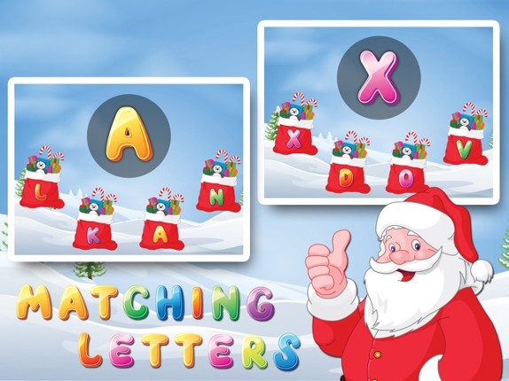 Letters with Santa Free - Kids Learn Alphabet and Letters Image