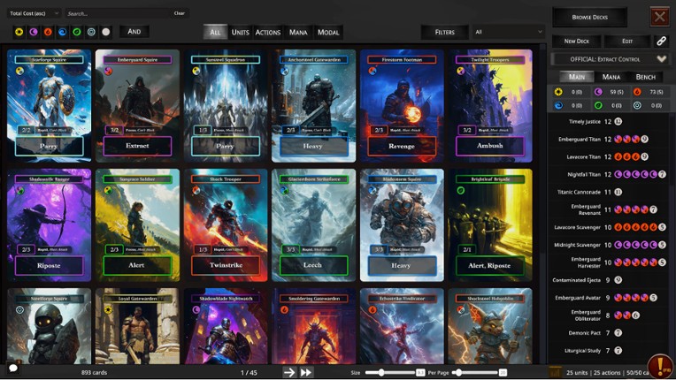 Manacaster screenshot