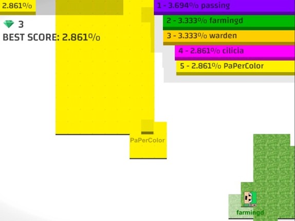 Paper Color - io,arcade games screenshot