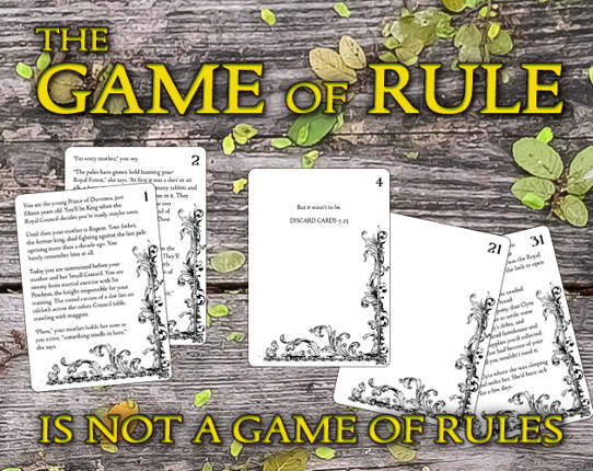 The Game of Rule Game Cover