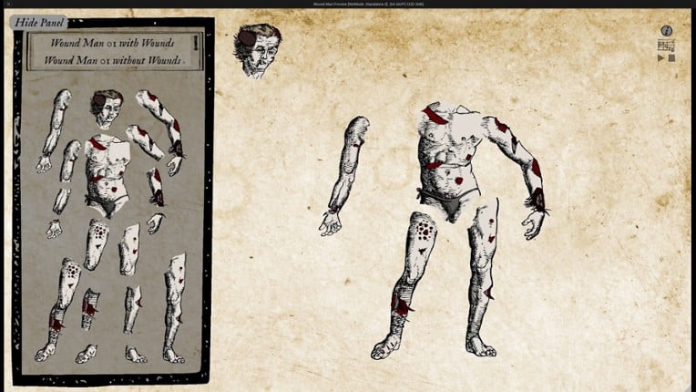 Wound Man screenshot