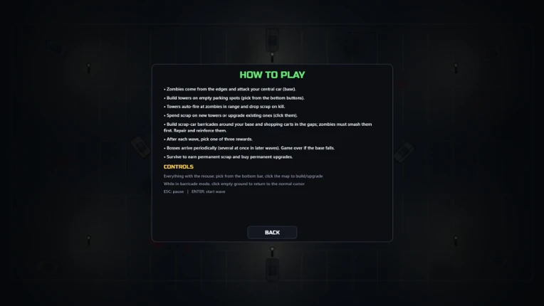 Zombie Parking Lot Defense Image