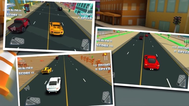 3D Street Race Extreme Car Traffic Highway Road Racer Free Game Image