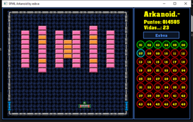 Arkanoid screenshot