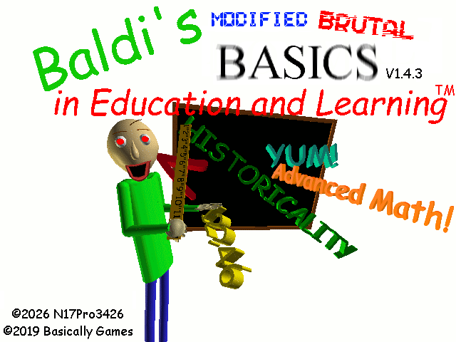 Games like Baldi's Modified Brutal Basics
