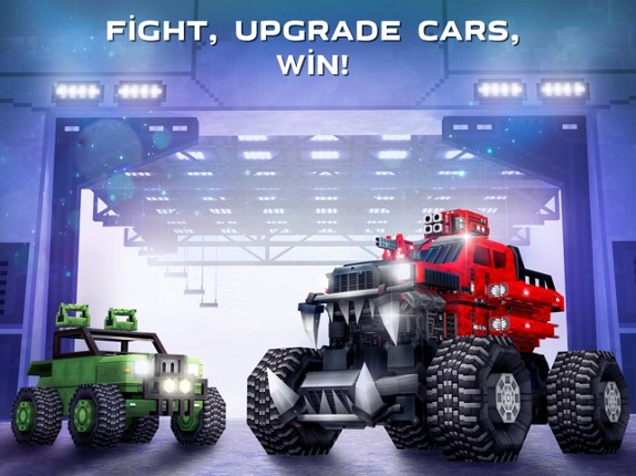 Blocky Cars - tank games screenshot