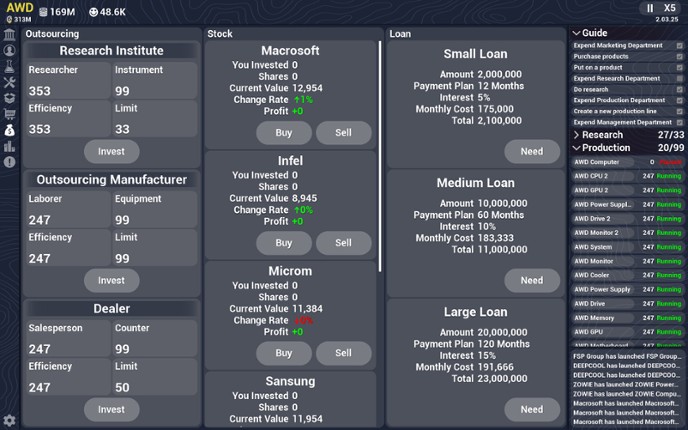 Computer Manufacturer screenshot