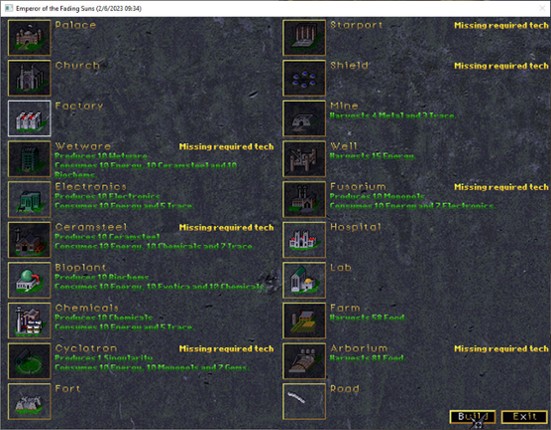 Emperor of the Fading Suns Enhanced screenshot