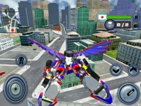 Flying Car Robot Transform Image