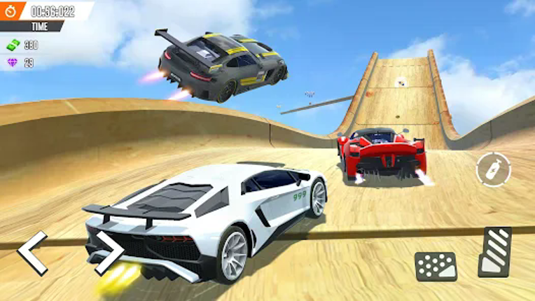 Super Hero Mega ramp Car Stunt screenshot