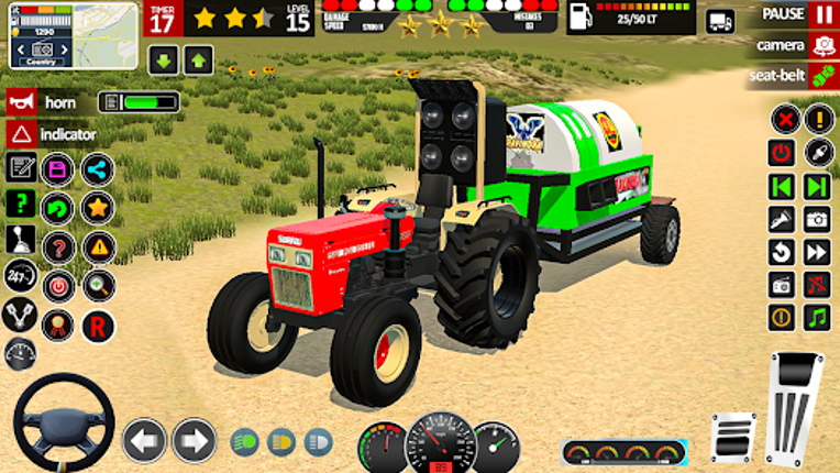 Indian Tractor Farming 3D Game screenshot