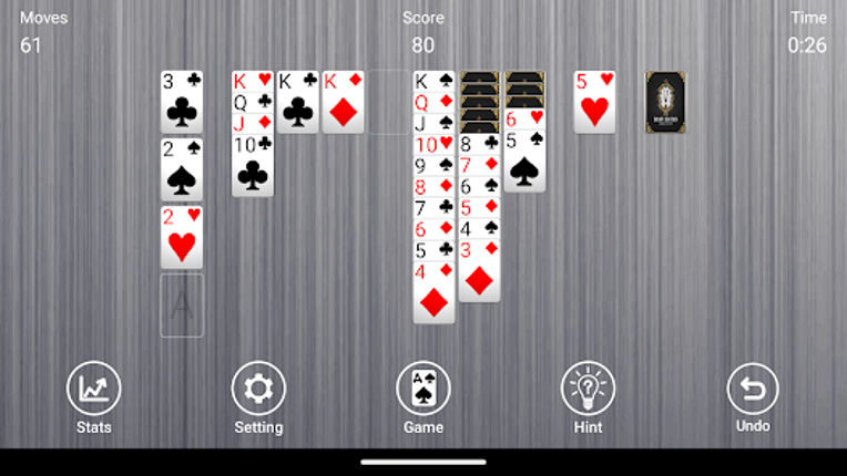 Classic Solitaire Card Game Image