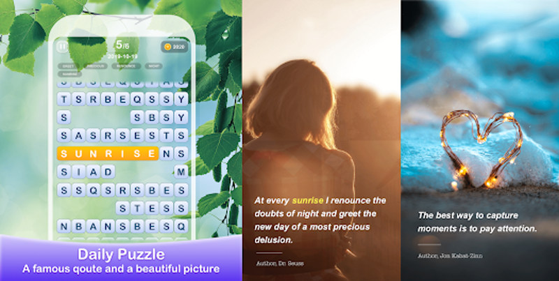 Scrolling Words - Find Words Image