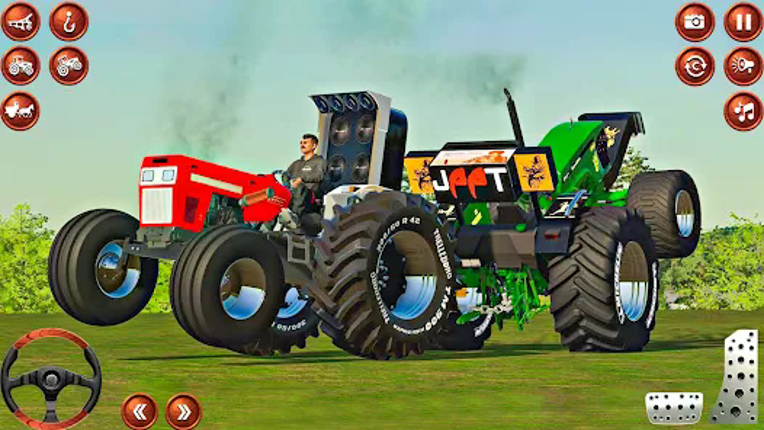 Indian Tractor Tochan Game 3d screenshot
