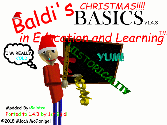 Baldi's Christmas Basics 1.4.3 Port V1 Image