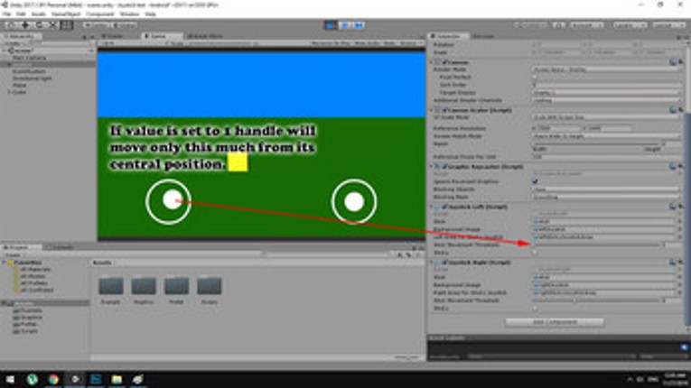 Joystick Movement And Rotation Controls - Unity screenshot