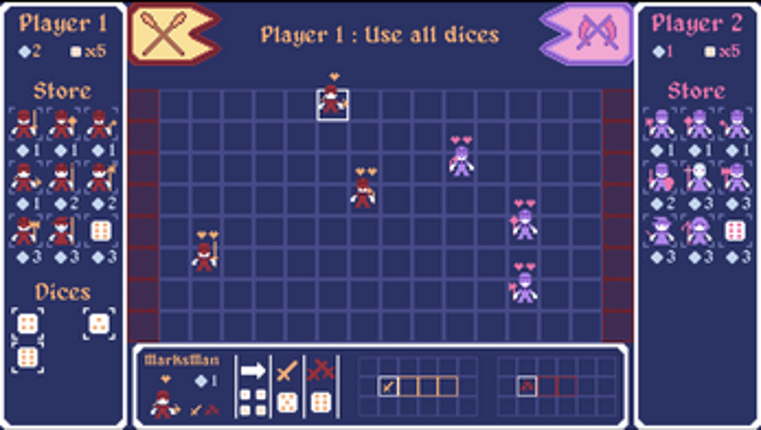 Mini Dice Battle screenshot