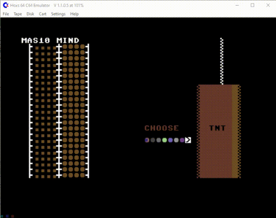 My ten liners basic games screenshot
