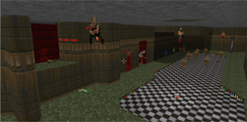 XOSEMI - A Doom II level screenshot