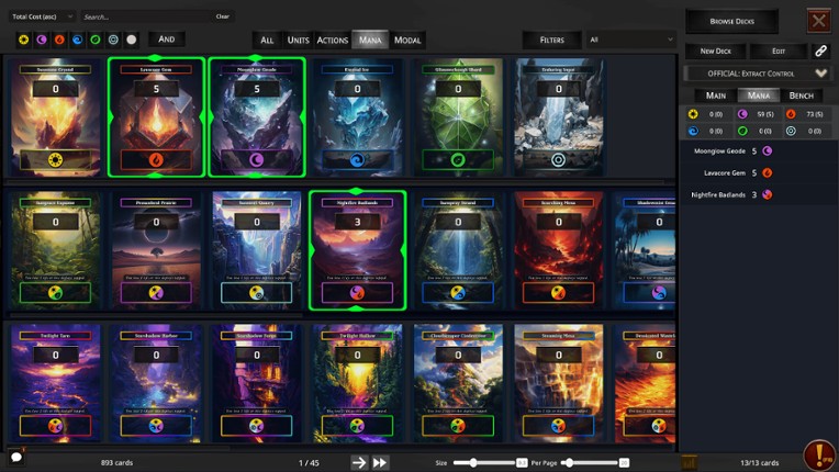 Manacaster screenshot