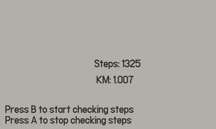 Pedometer screenshot