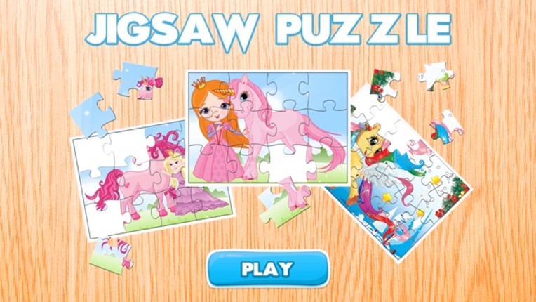 Princess Pony Puzzles - Jigsaw Puzzle for Kids and Toddlers who Love Little Horses and Unicorn Ponies for Free screenshot