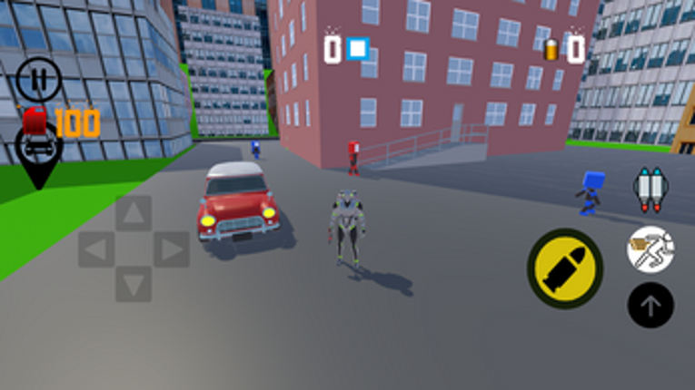 Robocup City: Free GTA Style Game screenshot