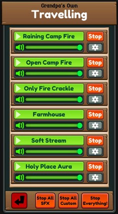 Tabletop Audio & Ambience Mixer screenshot