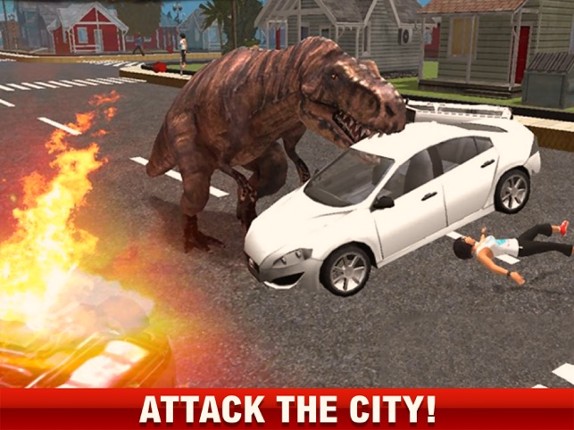 2016 Dinosaur simulator park Dino world fight-ing screenshot