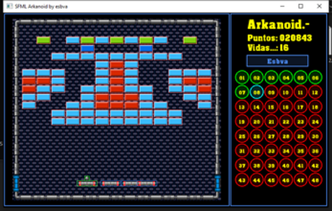 Arkanoid screenshot