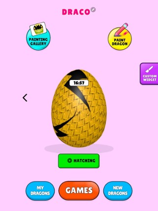 Dragon Widget Game screenshot