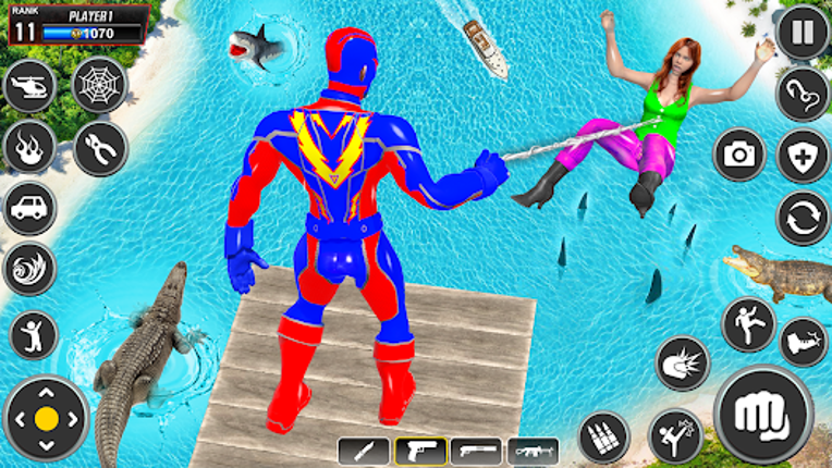 Spider Rope Hero: Superhero Image