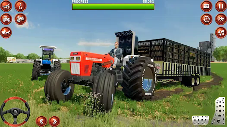 Indian Tractor Tochan Game 3d Image
