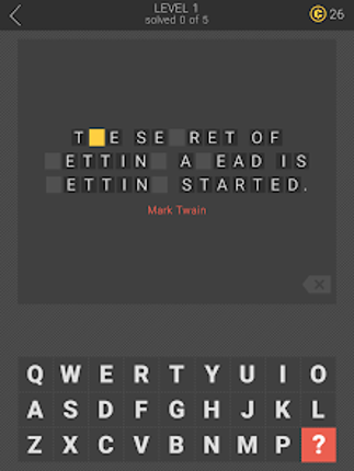 Hidden Letters screenshot